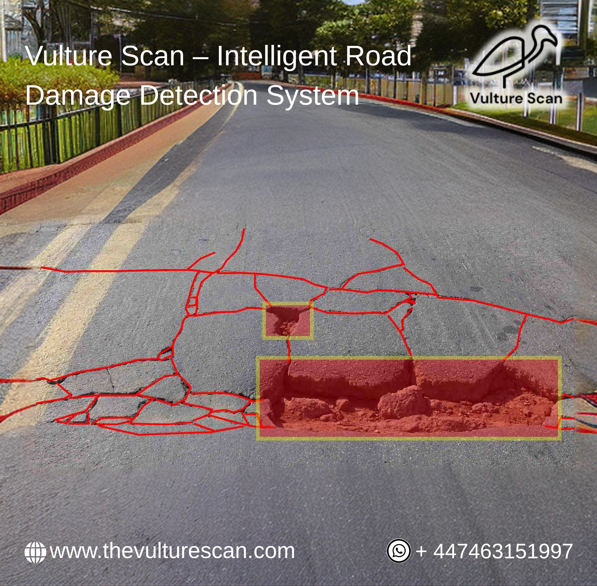  Intelligent Road Damage Detection with Vulture Scan
